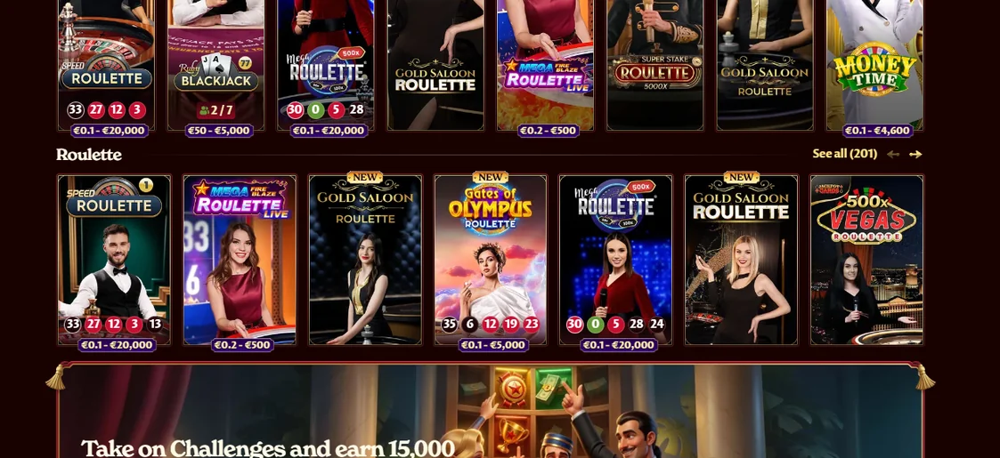 Win bij live casino